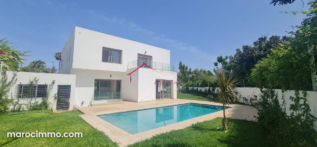 Luxurious Villa for Rent in Hay Riad Rabat