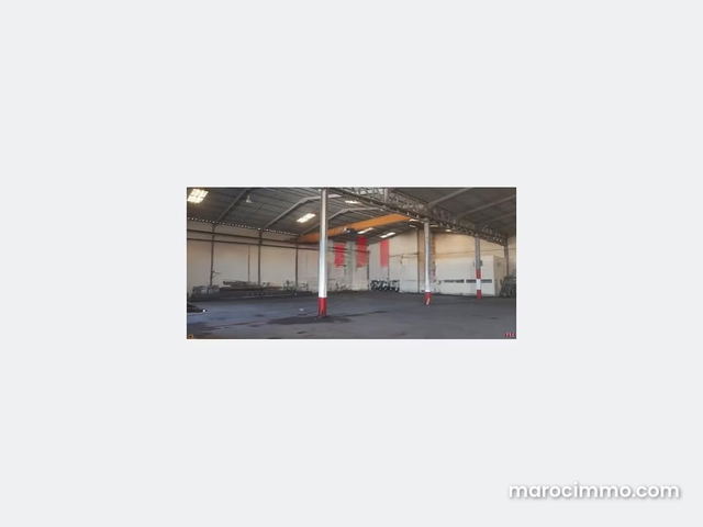 Unité industrielle de 2300 m2 a oulad saleh; bouskoura a la location — Bouskoura