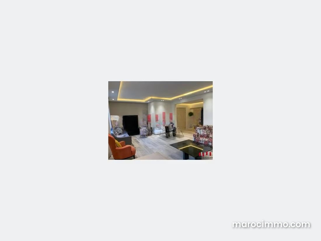 Furnished 134 sqm Apartment, 3 Bedrooms, Terrace, Racine, Casablanca — Casablanca