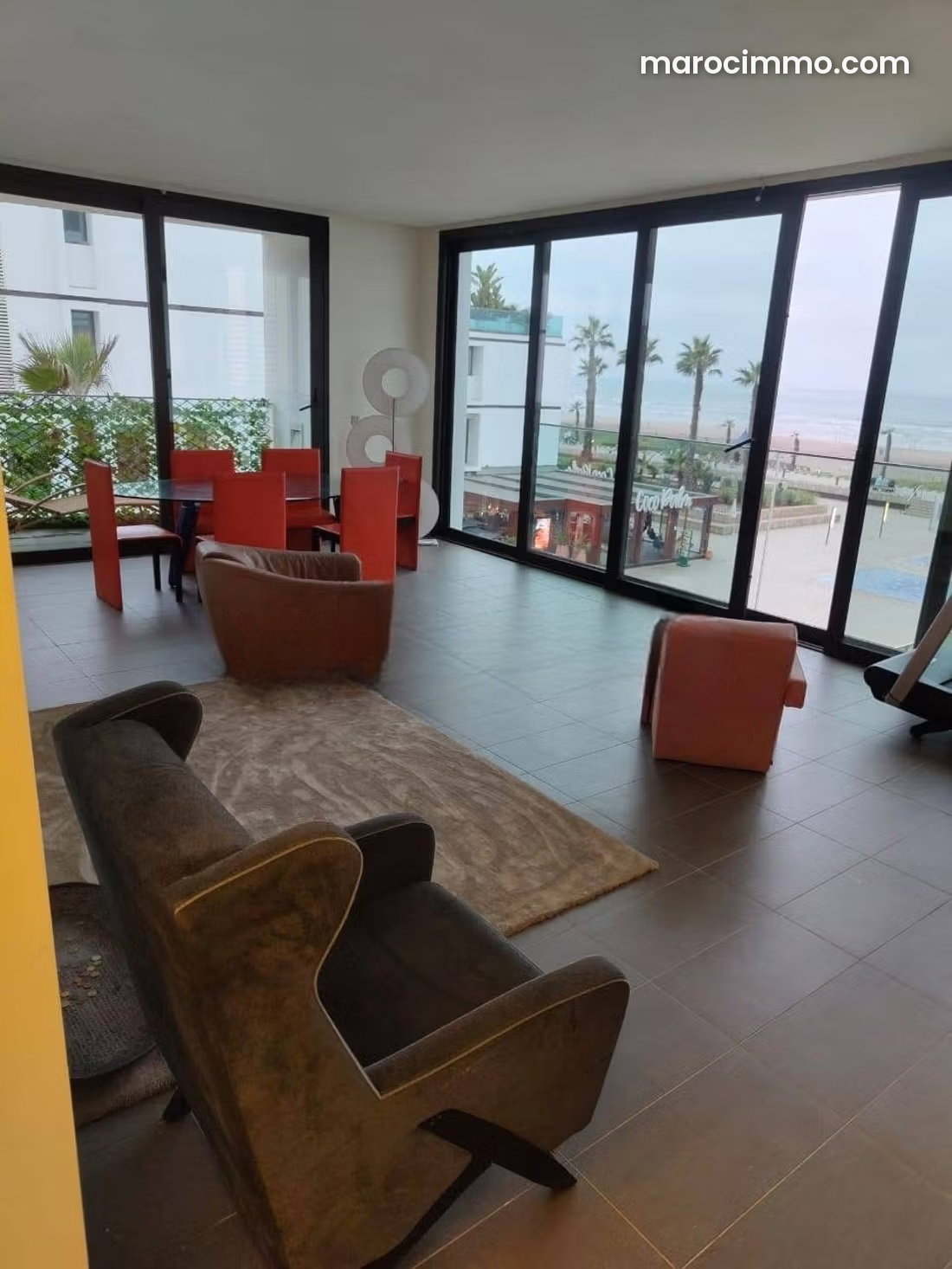 Appartement 180 m² meublé, vue mer, Anfa Casablanca — Casablanca
