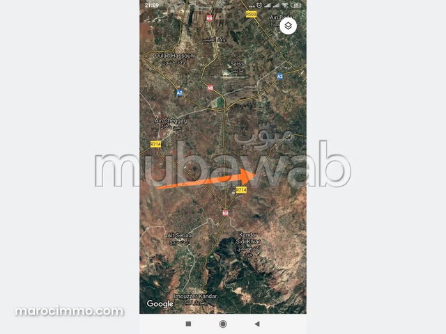 Terrain 9.5Ha à sidi khyar FES — 3