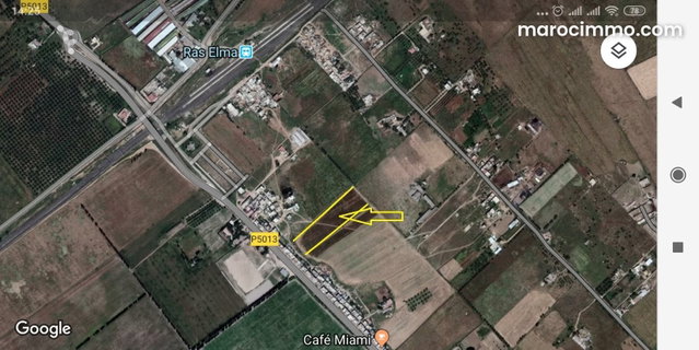 Terrain de 1.77Ha à Ras El Ma FES — 2