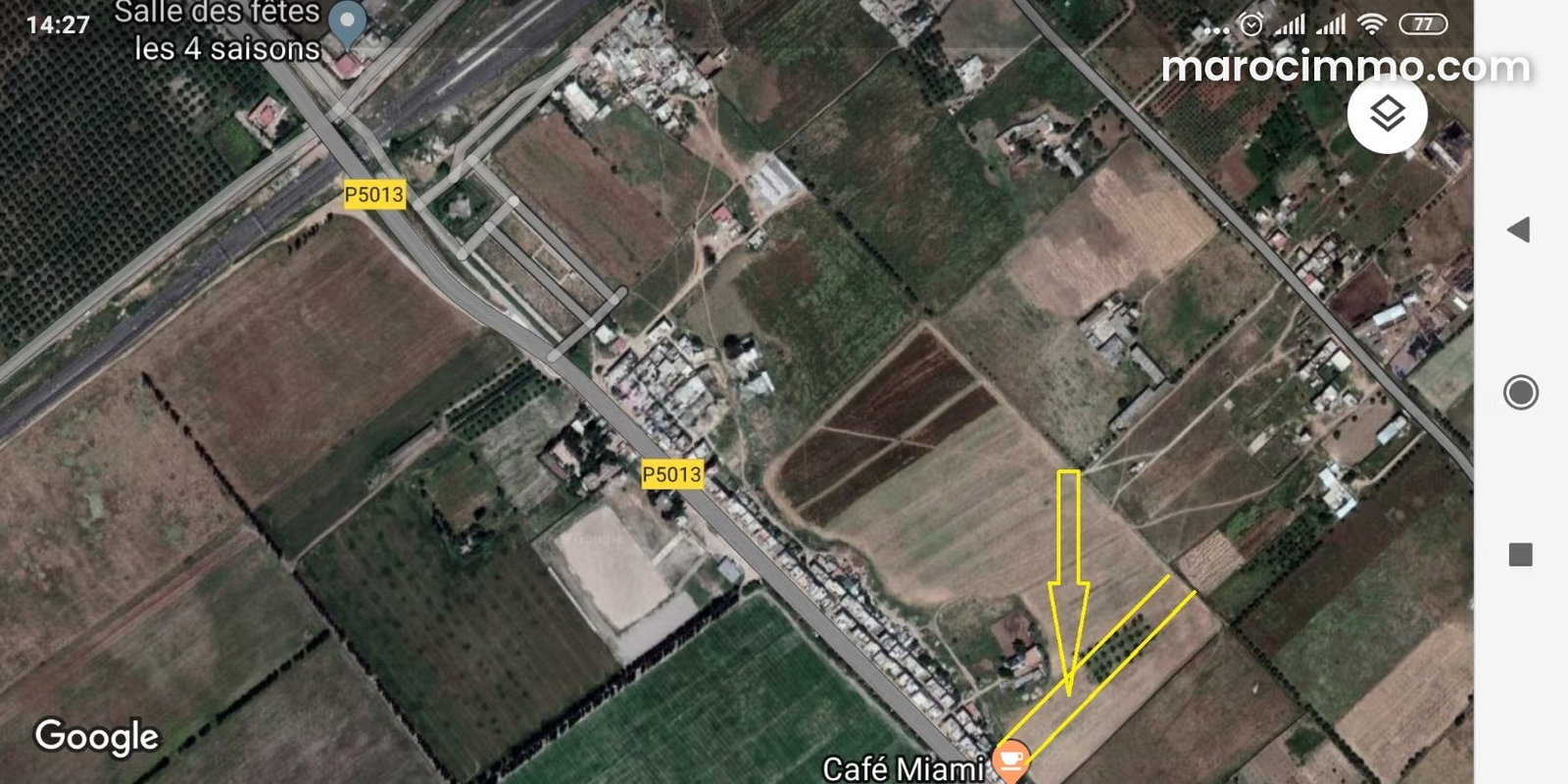 8,850 m² Plot of Land in Zouagha, Fez, Ideal for a Large-Scale Development — Fez