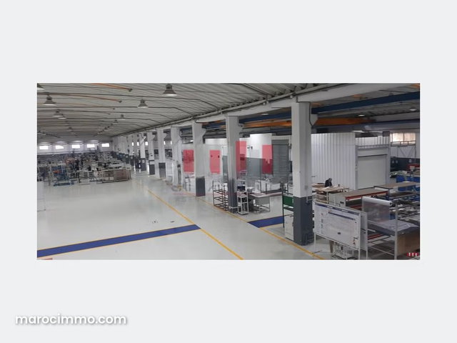 Usine industrielle de 6.500 m de surface de terrain dont 5.200 m de surface couverte a sapino a la location — 2