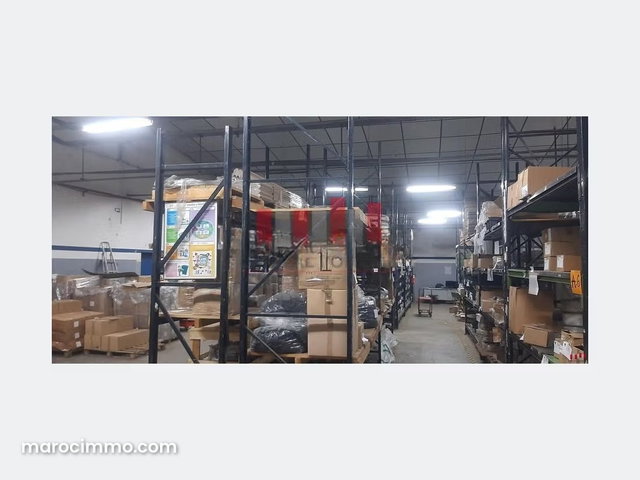 2200 m2 Industrial Unit for Rent in Mly Rachid Ain Sebaa Quarter — 2