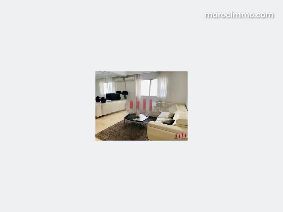 100 m² Furnished Apartment for Rent in Casablanca’s Golden Triangle — Casablanca