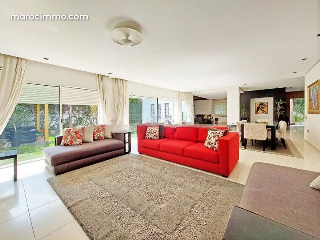 Location villa meublée ou vide 600m2 4chambres Longchamps, Casablanca — 5
