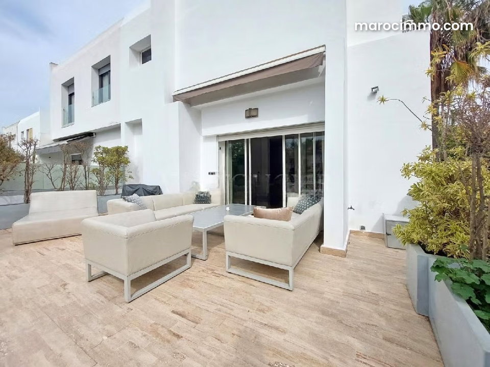 Location très belle maison 4chambres rénovée moderne Anfa, Casablanca