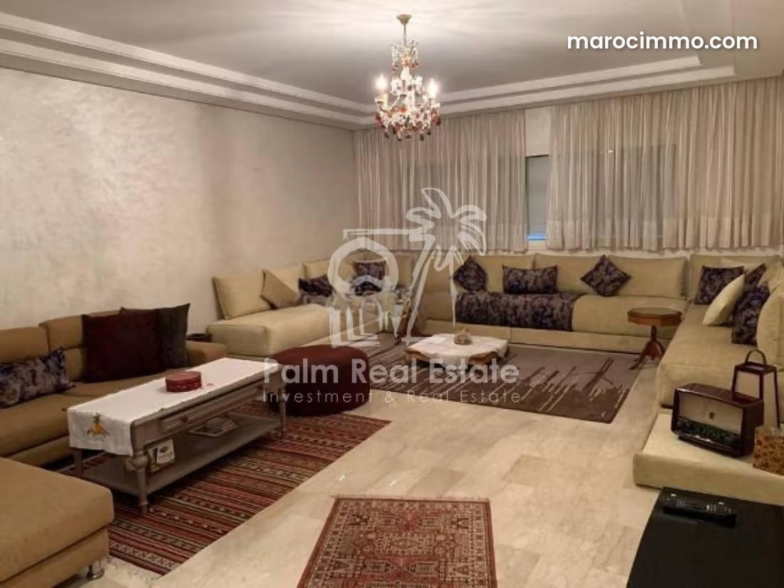 157 sqm furnished apartment, 3 bedrooms, 2 Mars, Casablanca — Casablanca