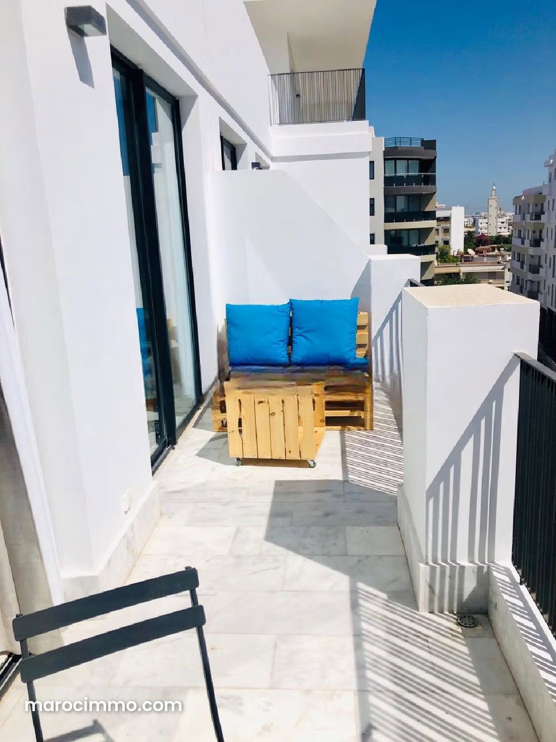 Furnished Apartment with Terrace, Ferme Bretone, Casablanca — Casablanca