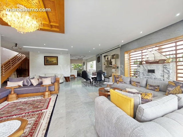 Vente magnifique villa 562m2 5chambres avec piscine, Bouskoura — 5