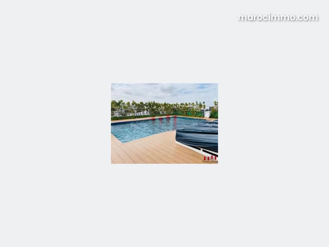 New 129 sqm apartment, 2 bedrooms with pool, Palmier, Casablanca — Casablanca