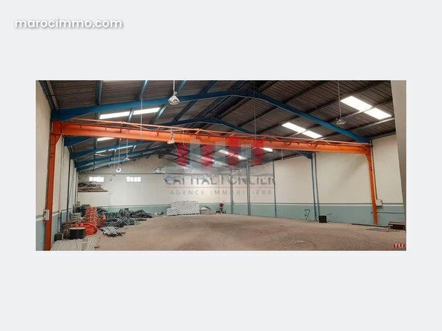 Unité industrielle de 1500 m2 de surface utile a la vente zone industrielle de mediouna — 2