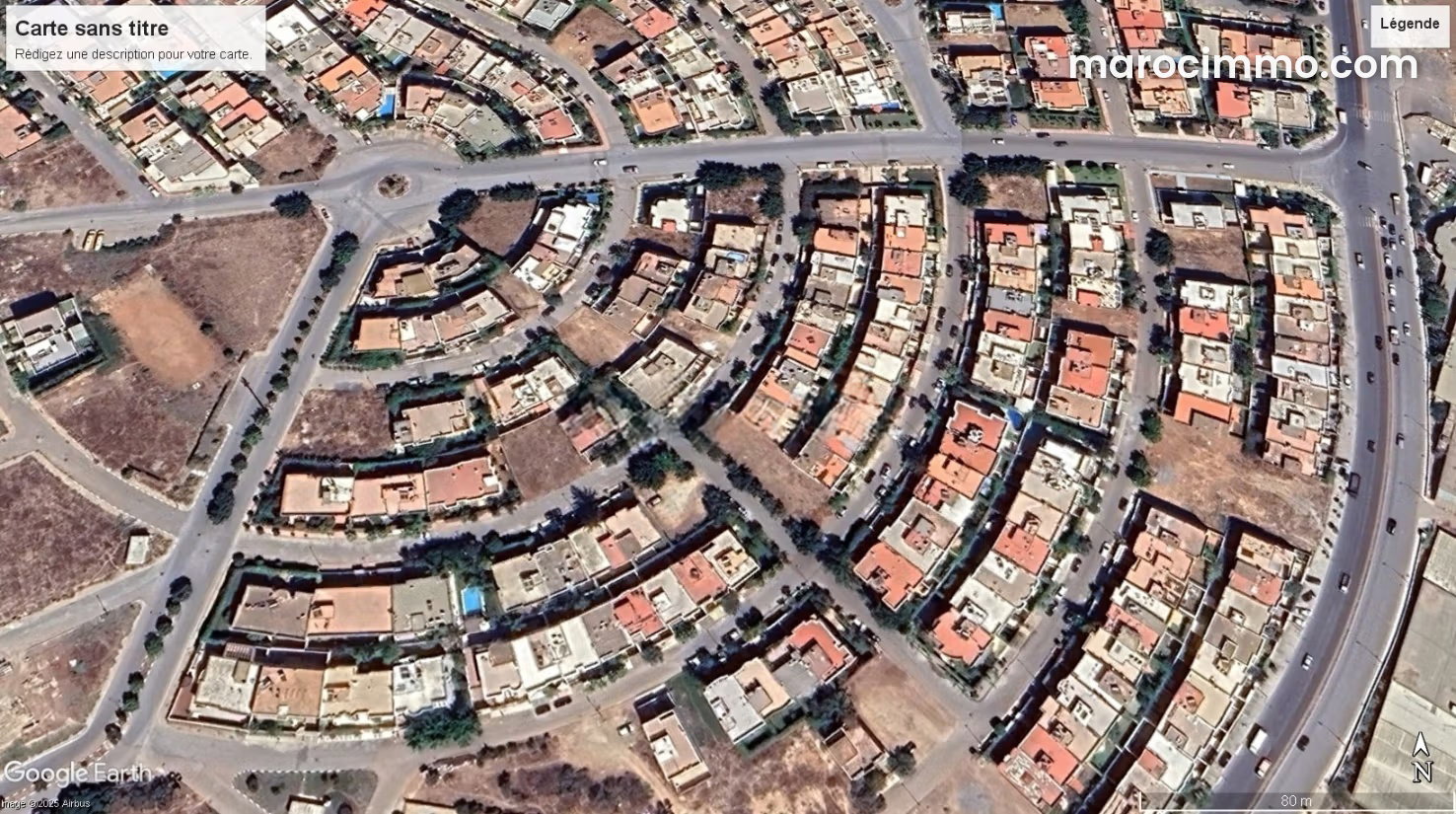 388 m² Plot in Nassim, Casablanca, Established Residential Area — Casablanca