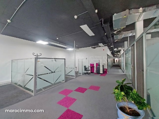 Location plateau bureau 650m2 Marina, Casablanca — 2