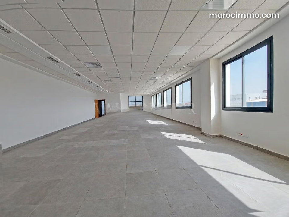 Location bureau neuf 156m2 Zone industrielle Zenata, Casablanca