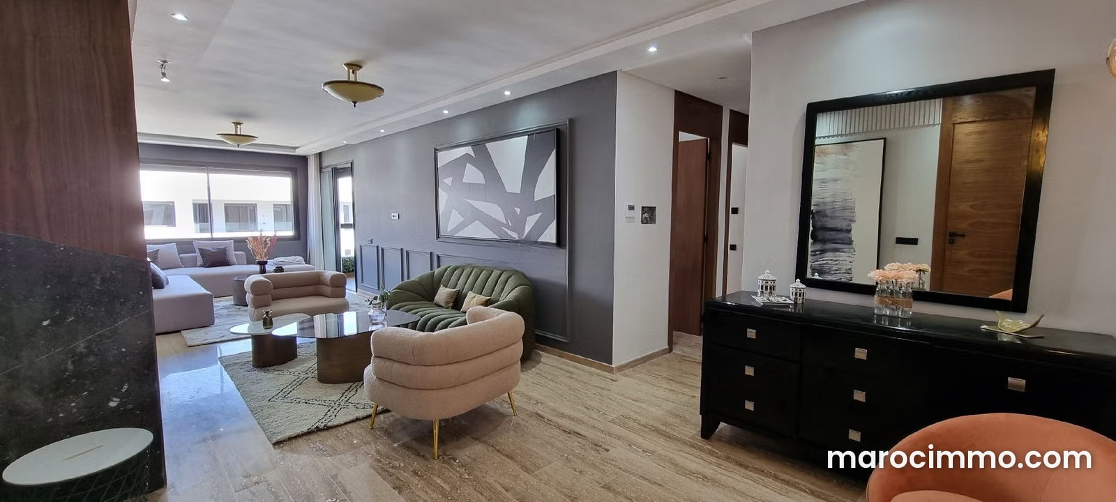 Appartement 126 m² avec jardin et piscine, Dar Bouazza — Dar Bouazza