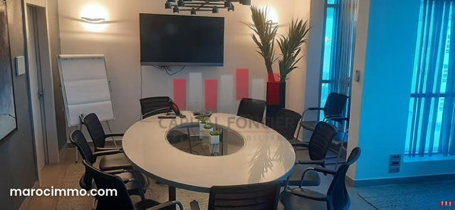 Plateau de bureau moderne aménagé en duplex de 240 m de surface exploitable a la vente en plein bld anfa — 2