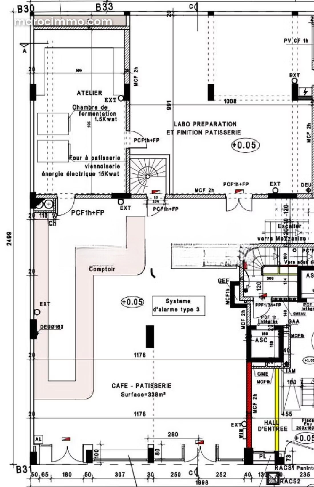 507 m² Commercial Premises, Route d'El Jadida, Casablanca Oasis — Casablanca