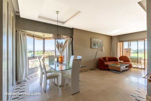 Location d'un appartement à Agdal. Surface totale 80 m². Fenêtres avec double vitrage et porte blindée — 5