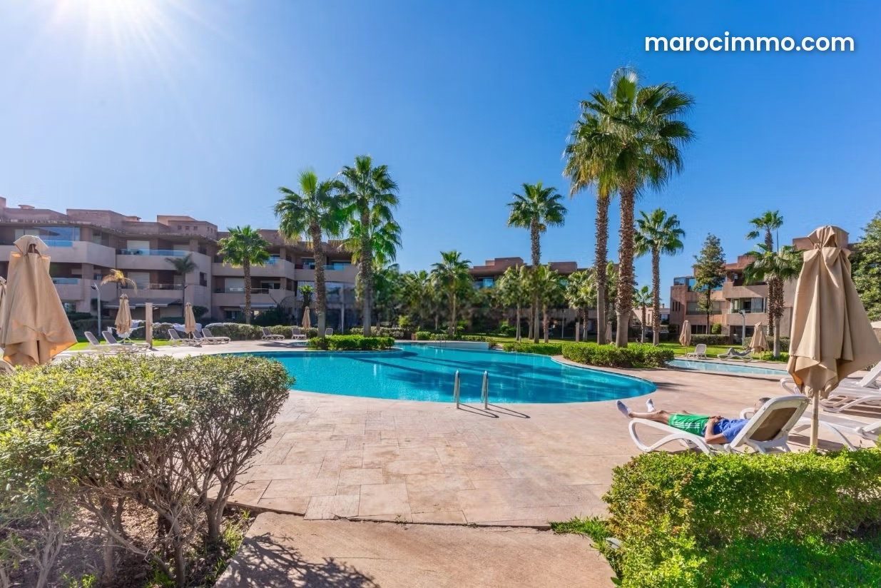 Apartment with Pool and Mountain Views in Agdal, Marrakech — Marrakesh