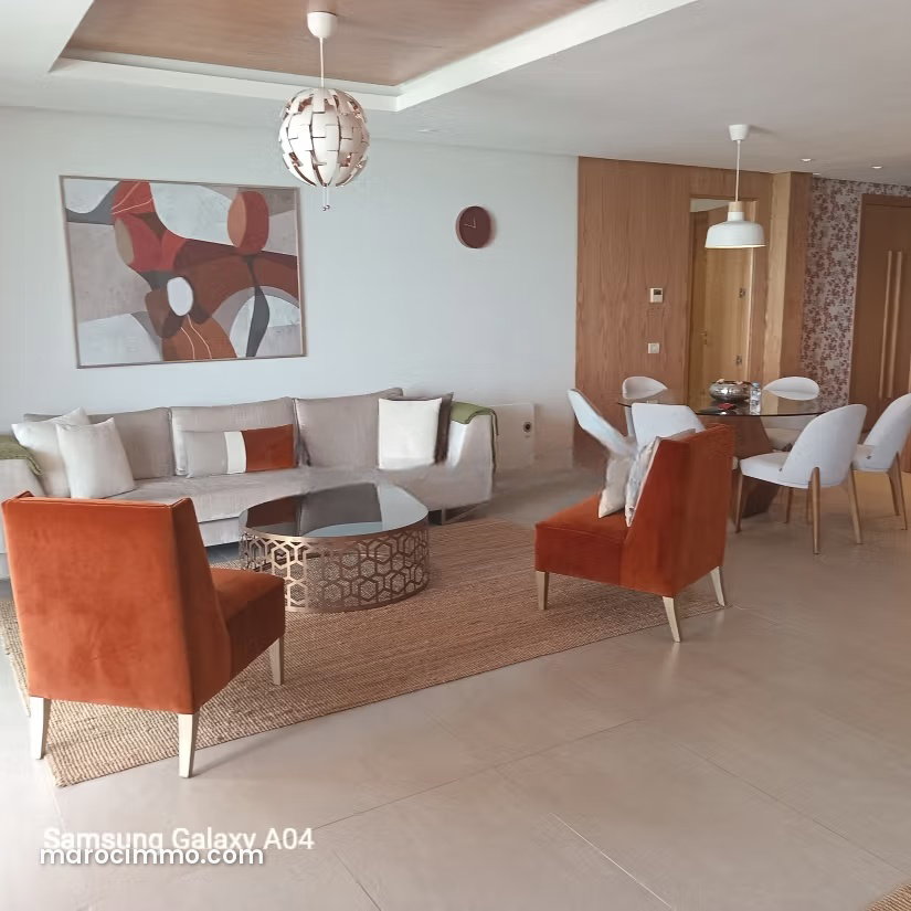 Furnished 165 sqm Apartment with Sea Views, Casablanca Marina — Casablanca