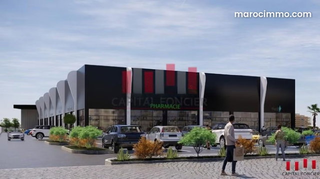 Showroom neuf en plein quartier industriel de ain sebaa de 2000 m a la location — 2