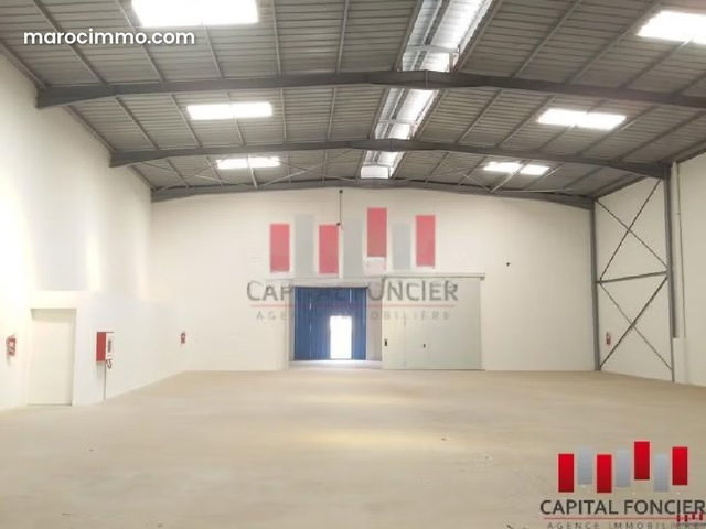 Unité industrielle neuve de 1500 m2 zone bouskoura a la location Accès autoroutier et centre ville immédiat — 3