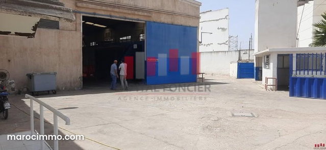 Usine industrielle de 3300 m de surface couverte a la location zone industrielle bouskoura oulad saleh — 5