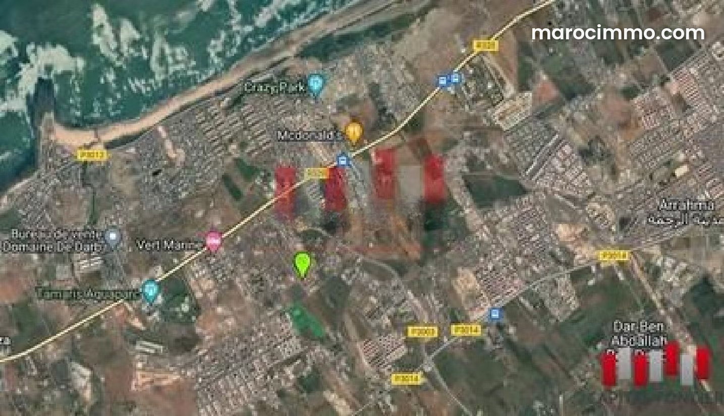 525 m² Plot with Sea Views in Dar Bouazza — Dar Bouazza