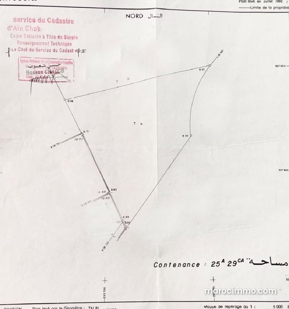 2,530 m² Plot in Californie, Casablanca, Buildable Urban Zone — Casablanca