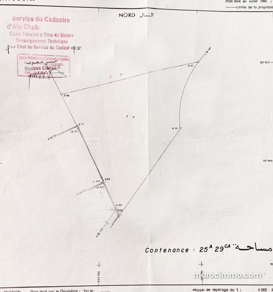 Vente terrain 2530m2 Californie, Casablanca