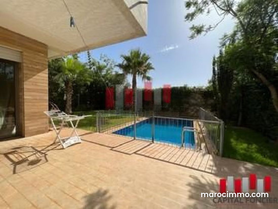 600 m² villa with swimming pool for rent in Californie, Casablanca — Casablanca