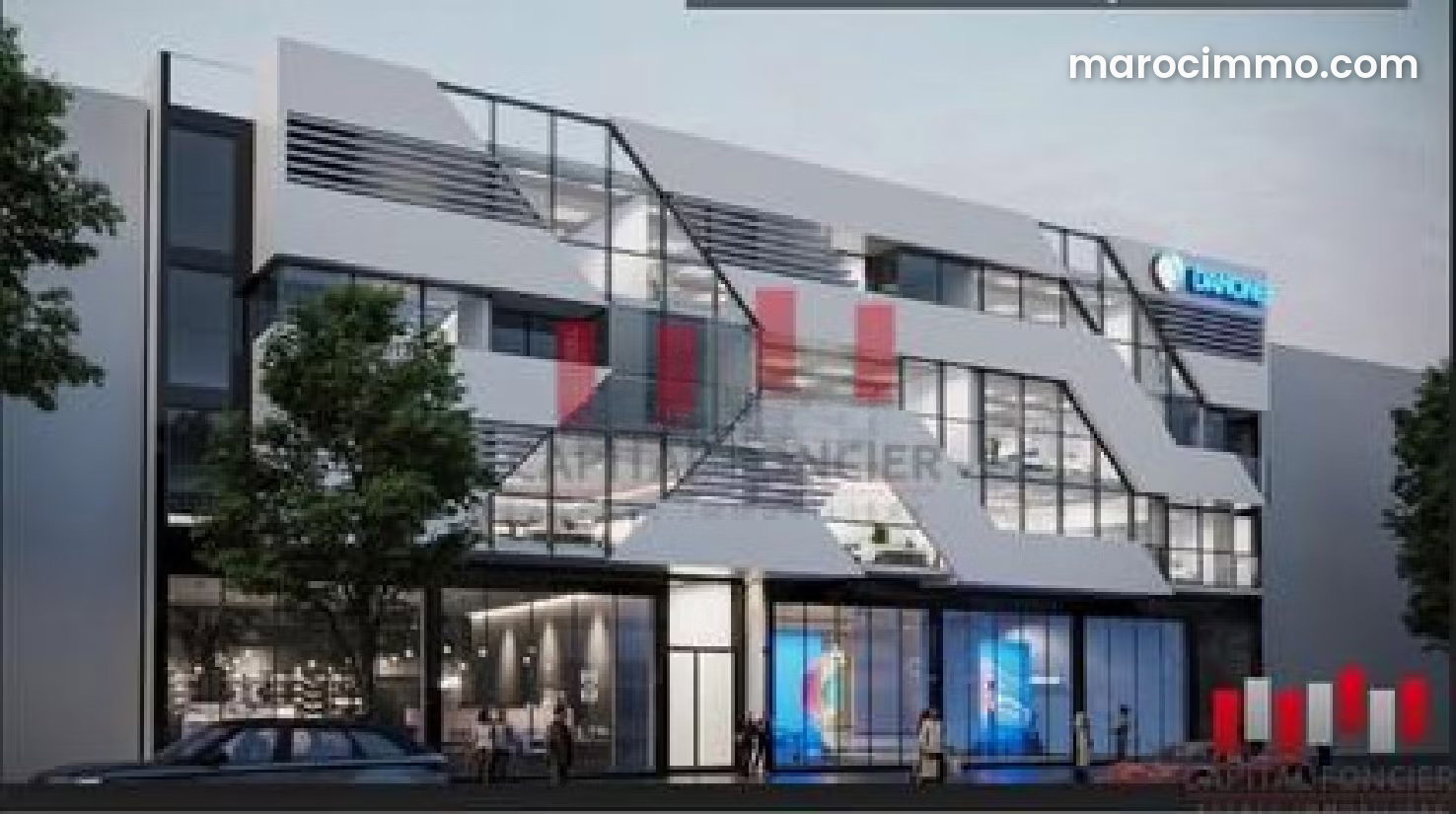 New 2,470 sqm Office Building for Lease, Oasis, Casablanca — Casablanca
