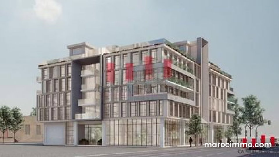 Immeuble neuf R 5 de 4.900 m de surface utile a la location en plein quartier CIL Ref i 22 8