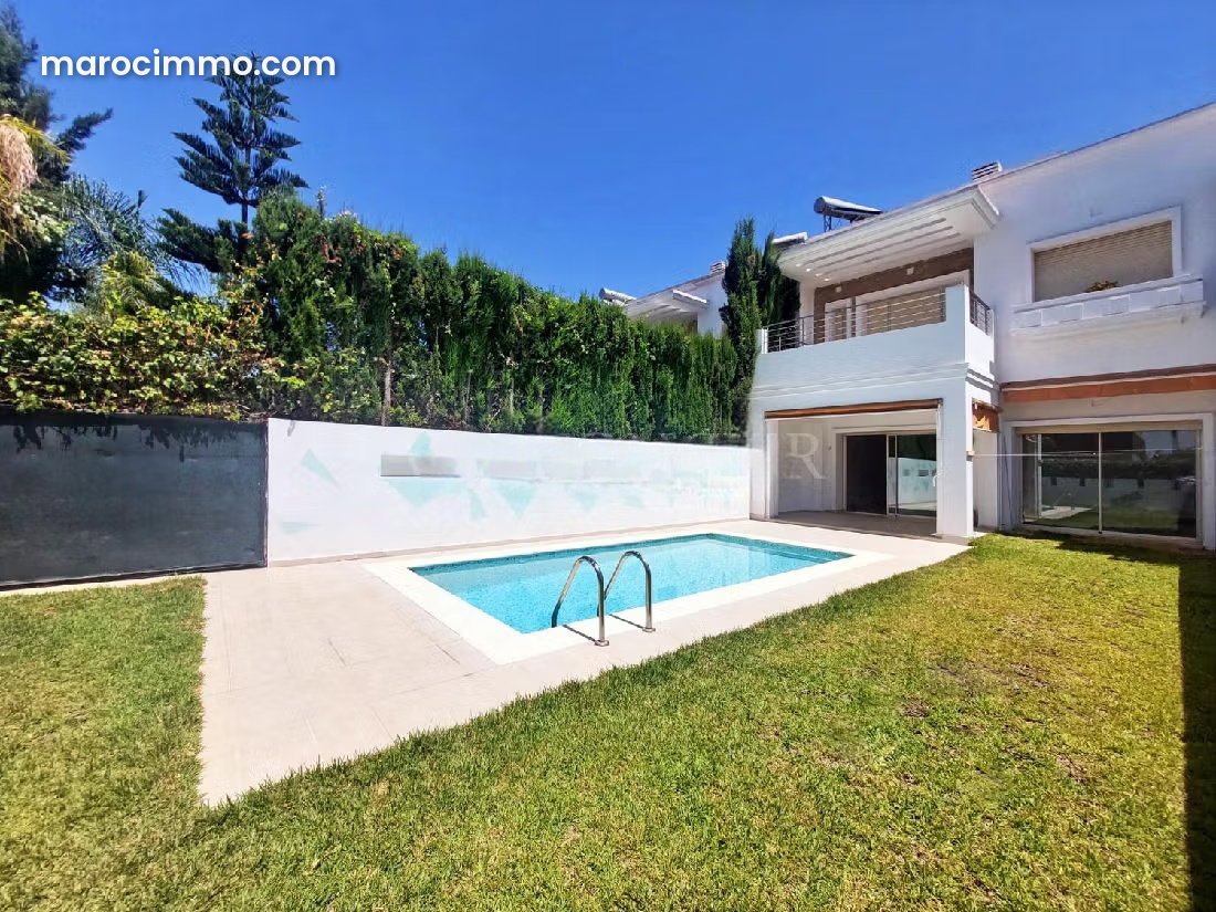 300 m² Villa with Swimming Pool for Rent, Ville Verte, Bouskoura — Bouskoura