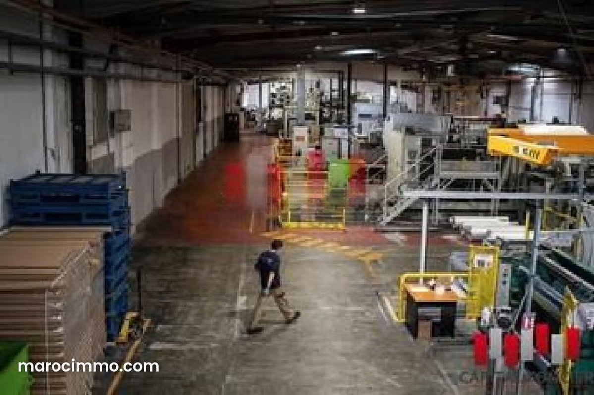 Usine industrielle aux normes internationales de 12.000 m de surface de terrain dont 6.600 m2 de surface couverte atelier a la vente