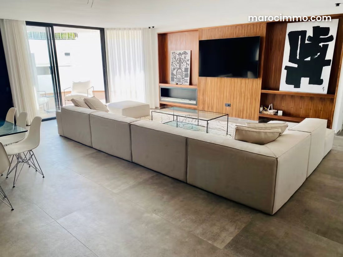 Furnished 165 sqm apartment with sea view, Palmier, Casablanca — Casablanca