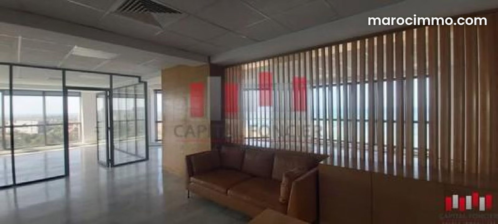 Bureau 367 m² vue mer, Corniche Aïn Diab, Casablanca — Casablanca