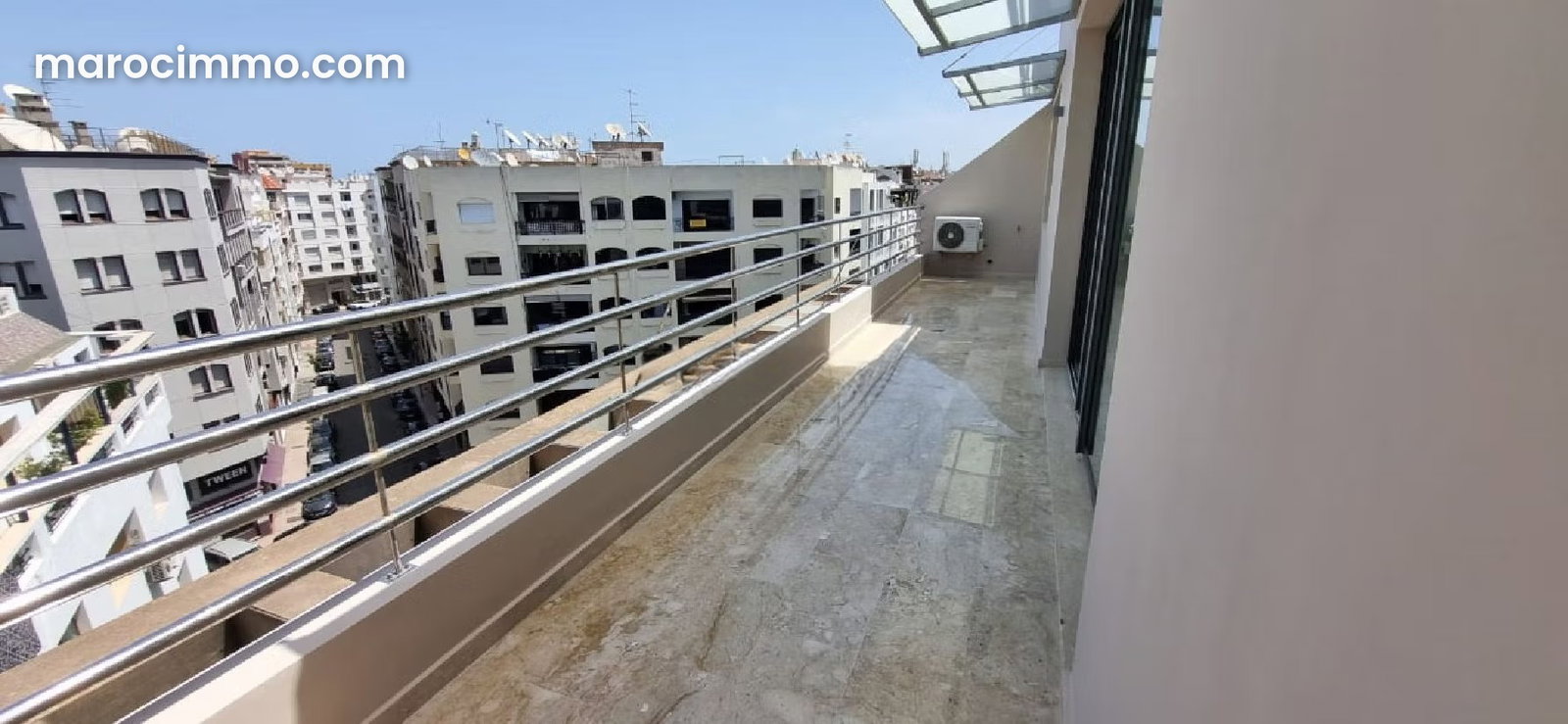 140 m² Apartment, Golden Triangle, Casablanca, Top Floor — Casablanca