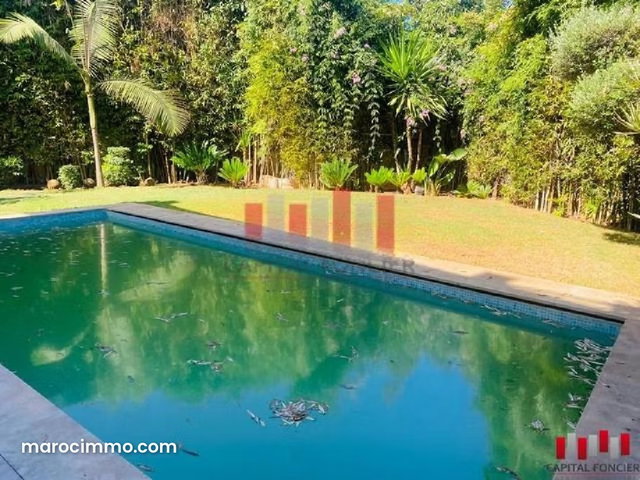 Splendide jardin piscine ain diab meublee — 2