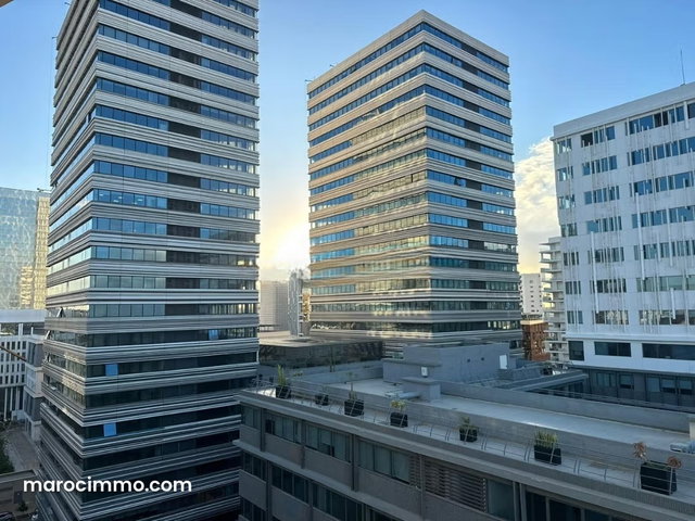 Apartment for Rent in Casablanca Finance City. 2 Large Rooms. Parking and Terrace — 5