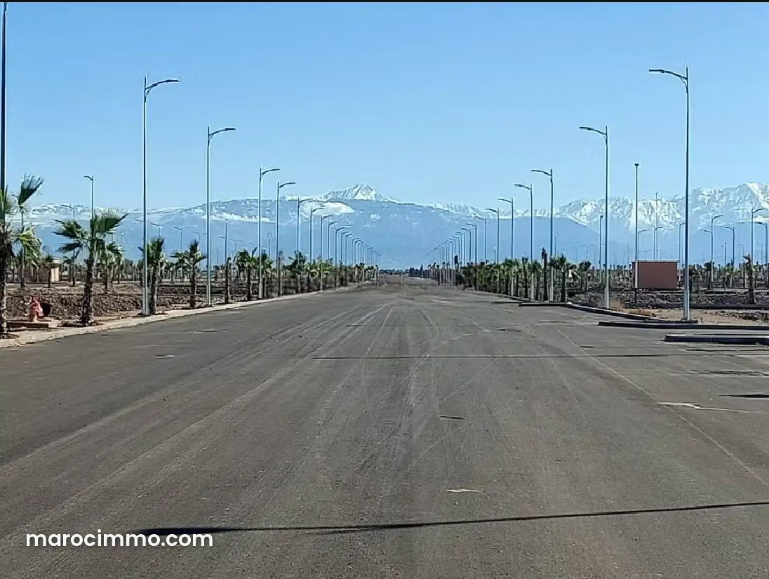 قطعة أرض بإطلالة الأطلس لبناء فيلا في أملكيس مراكش — مراكش
