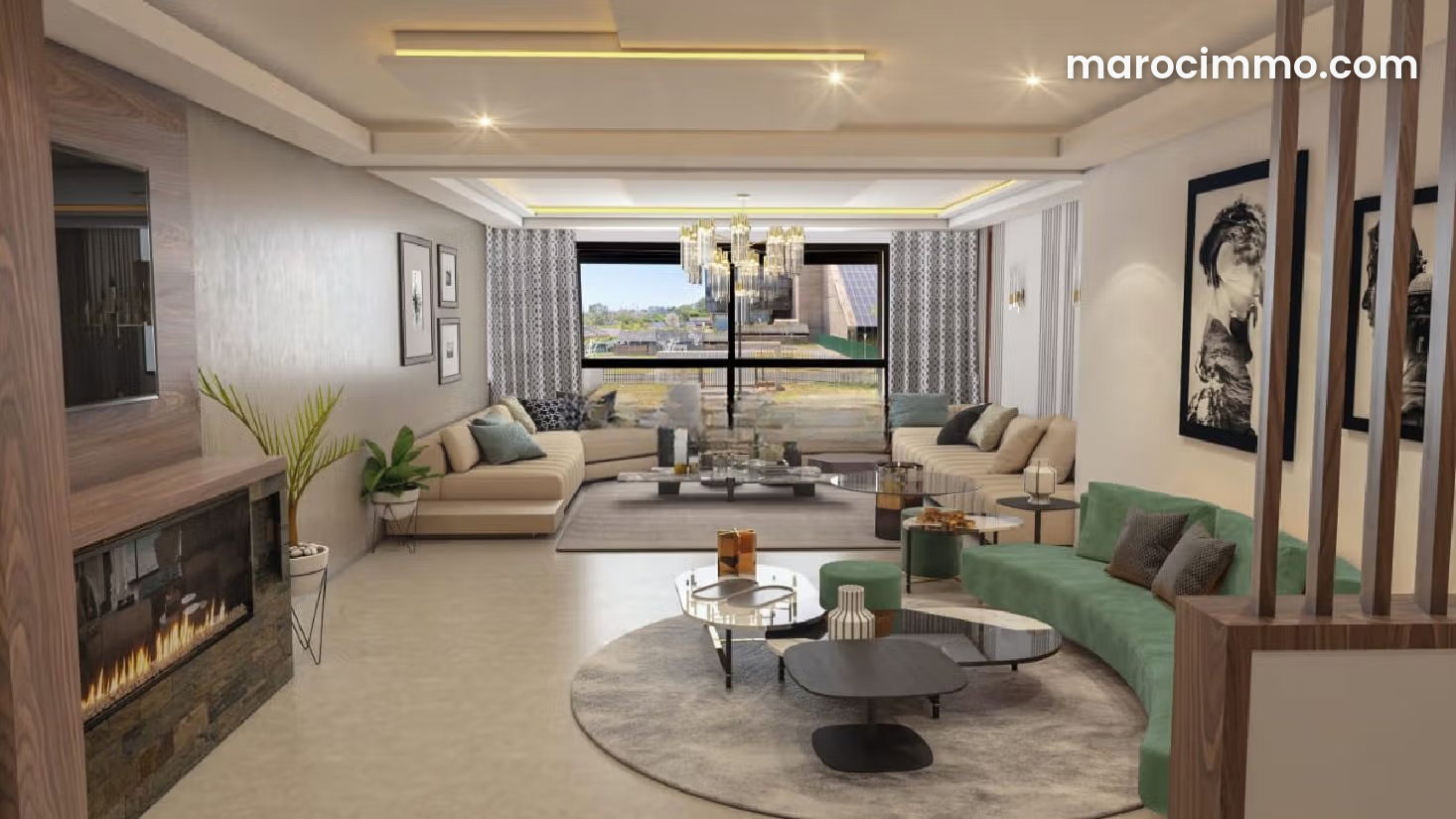 147 sqm Apartment, 3 Bedrooms, Ferme Bretone, Casablanca — Casablanca