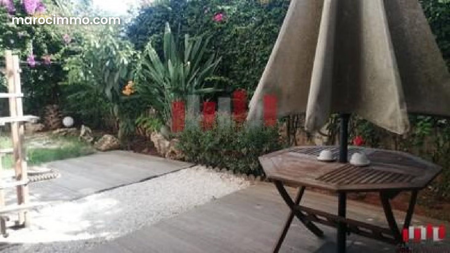 Furnished 120 sqm Garden-Level Apartment in Aïn Diab, Casablanca — Casablanca