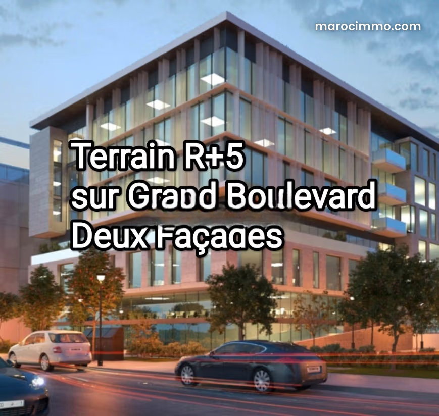 856 sqm Building Plot with Dual Frontage, Beauséjour, Casablanca — Casablanca