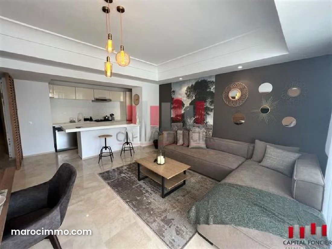 Fully Furnished and Equipped 63 m² Apartment, Casablanca Finance City — Casablanca