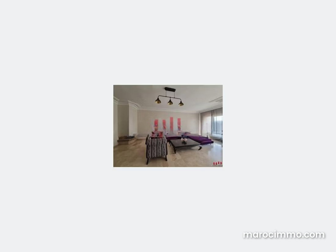 Furnished 120 sqm apartment with terrace and garage, Racine, Casablanca — Casablanca
