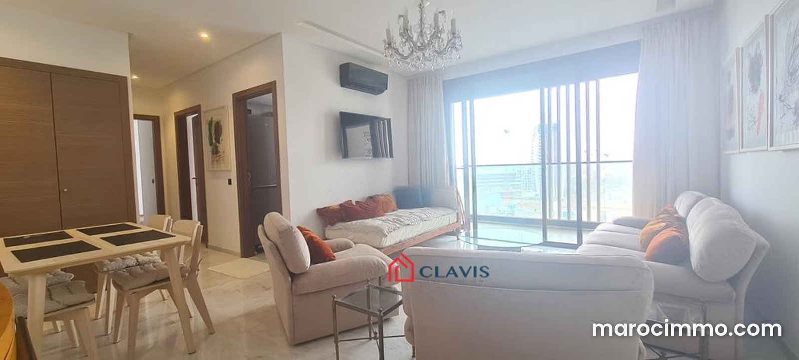 Furnished 2-Bedroom Apartment, Casablanca Finance City — Casablanca