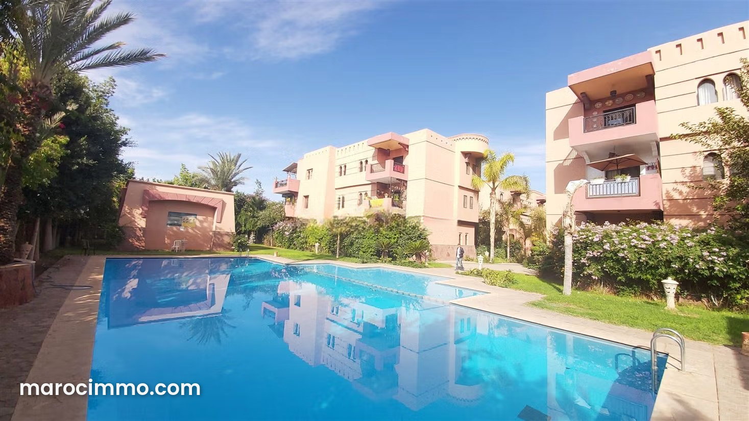 161 m² Apartment with Pool and Mountain Views, Palmeraie, Marrakech — Marrakesh